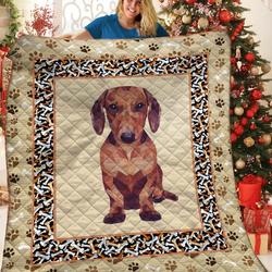 Dachshunds Puppy Dachshund Doxie Wiener Dog Lovers CL291220060MI Quilt Blanket and Home Decor