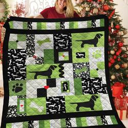 Dachshunds Puppy Dachshund Doxie Wiener Dog Lovers CL291220322MI Quilt Blanket and Home Decor