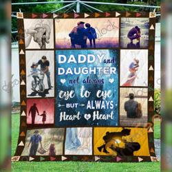 Dad And Daughter Blanket KC1707 Quilt and Home Decor