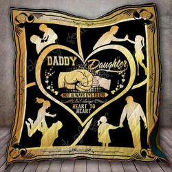 Daddy And Daughter Cl2100129Mdq Quilt Blanket and Home Decor