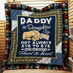 Daddy And Daughter Cl22100142Mdq Quilt Blanket and Home Decor