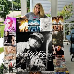 Daddy Yankee Albums Quilt Blanket For Fans Ver 17 and Home Decor