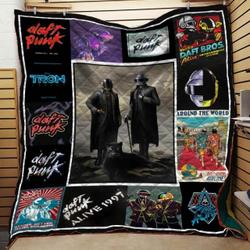 Daft Punk Collage Blanket Th0907 Quilt and Home Decor