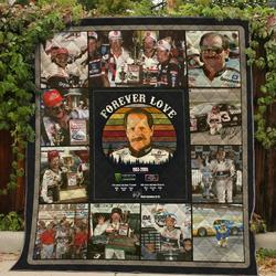 Dale Earnhardt Quilt Blanket and Home Decor