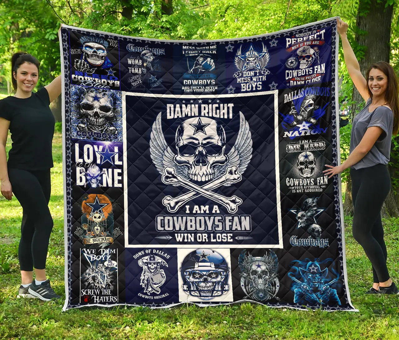 Dallas Cowboys Halloween Quilt and Home Decor