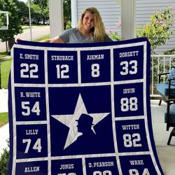 Dallas Cowboys Legend Quilt and Home Decor