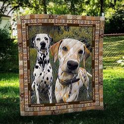 Dalmatian Friend Hur Quilt Bevrbv and Home Decor