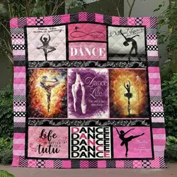 Dance Is Life Quilt Blanket Yld9  Quilt and Home Decor