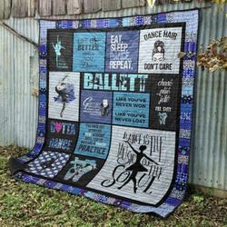 Dance Is The Music Of The Soul Quilt Blanket Tr12  Quilt and Home Decor