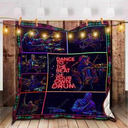 Dance To The Beat Of Your Own Drum Quilt Vrd and Home Decor