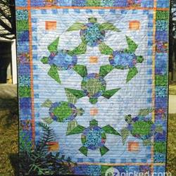 Dancing Turtle Quilt Blanket Ytp0  Quilt and Home Decor