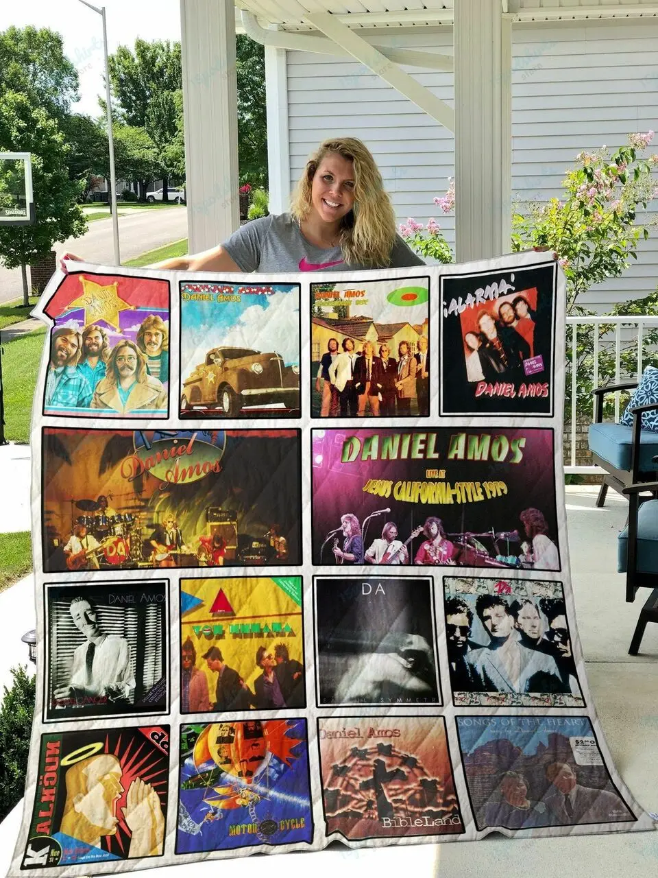 Daniel Amos Quilt Blanket and Home Decor