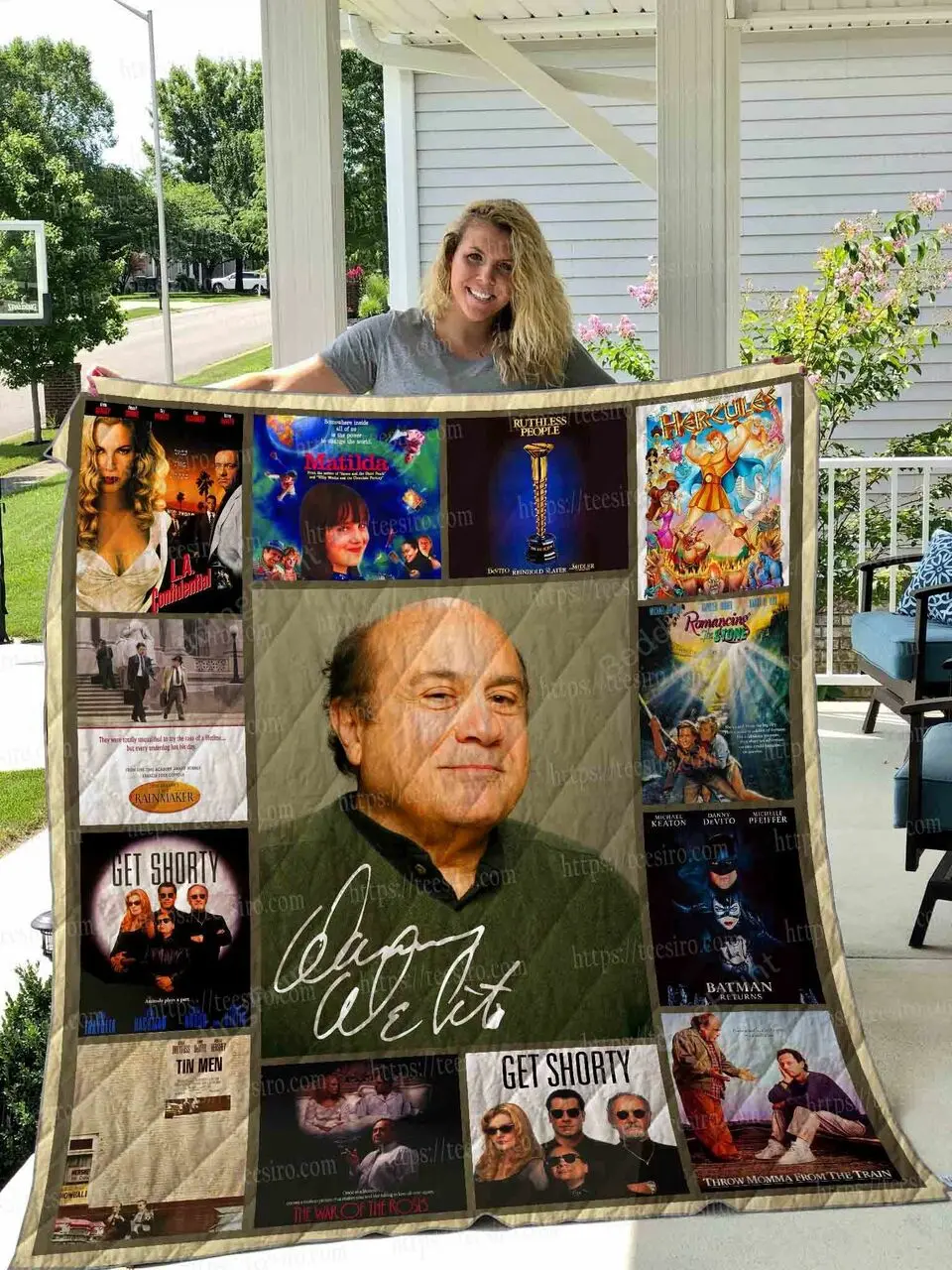 Danny Devito Quilt Blanket 01 and Home Decor