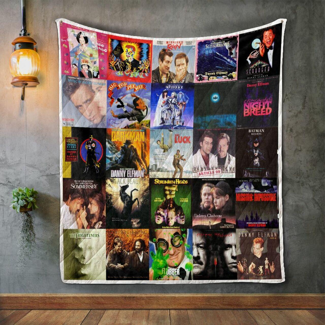 Danny Elfman Album Covers Quilt Blanket and Home Decor