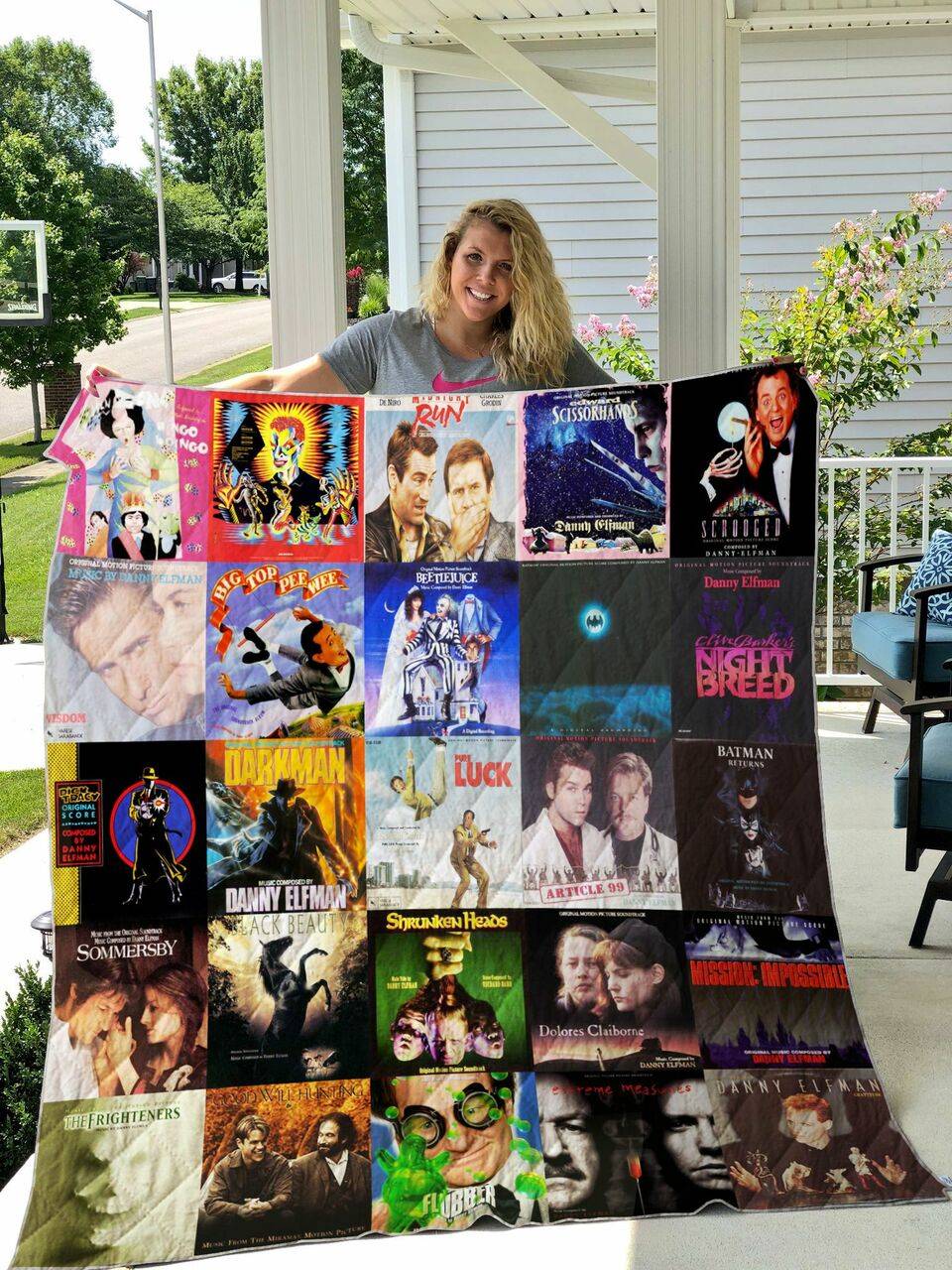 Danny Elfman Quilt Blanket and Home Decor