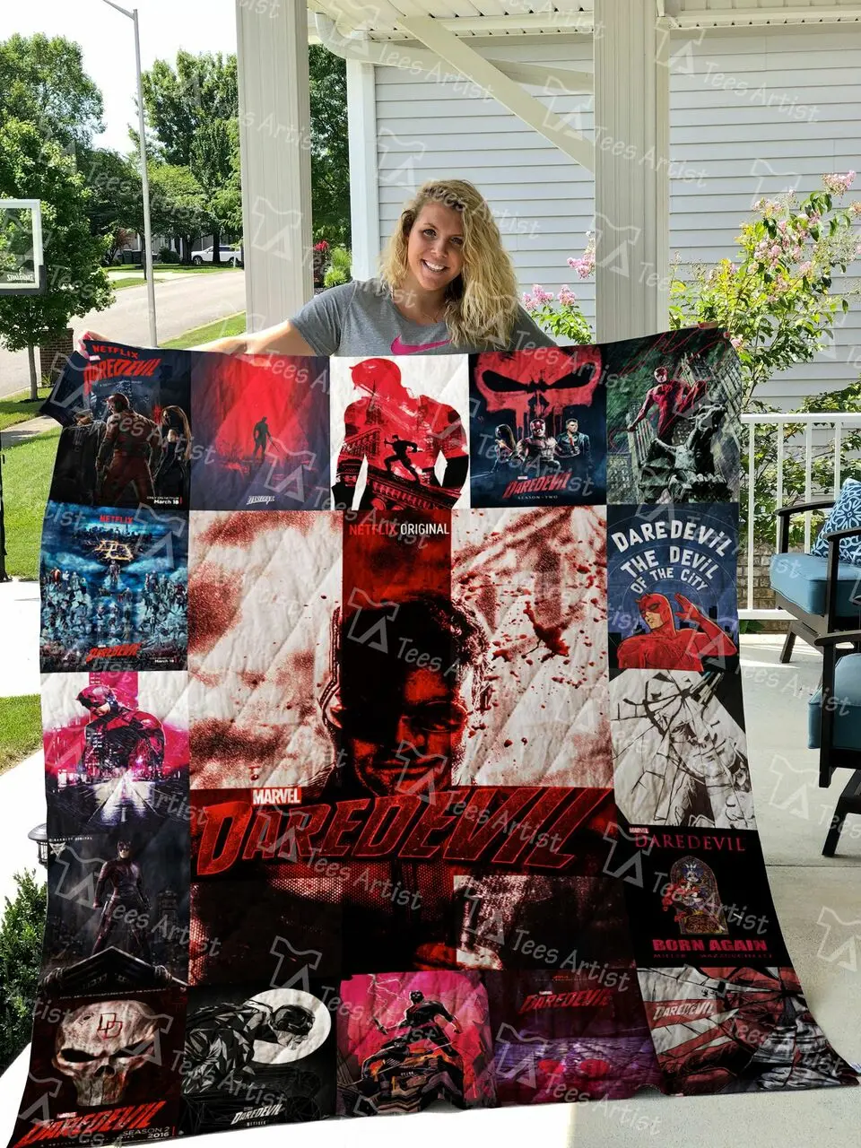 Daredevil Quilt Blanket 0488 and Home Decor