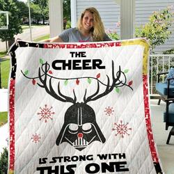 Darth Vader Christmas Quilt Blanket 01351 and Home Decor