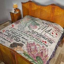 Daughter To Mom Quilt Blanket Dhc02011121Dd and Home Decor