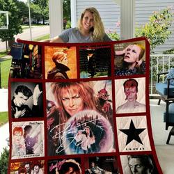 David Bowie Blanket N2906 Quilt and Home Decor
