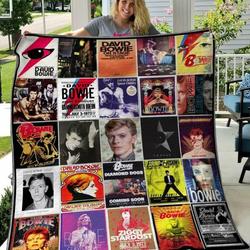 David Bowie Quilt Blanket Hvt070615  Quilt and Home Decor