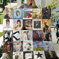 David Bowie V1 Quilt Blanket and Home Decor
