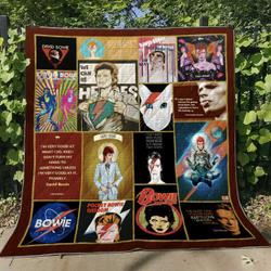 David Bowie V2 Quilt Blanket Th0107 and Home Decor