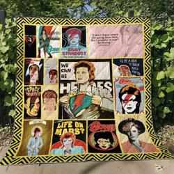 David Bowie V5 Blanket Th0107 Quilt and Home Decor