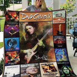 David Gilmour V1 Blanket Th0107 Quilt and Home Decor