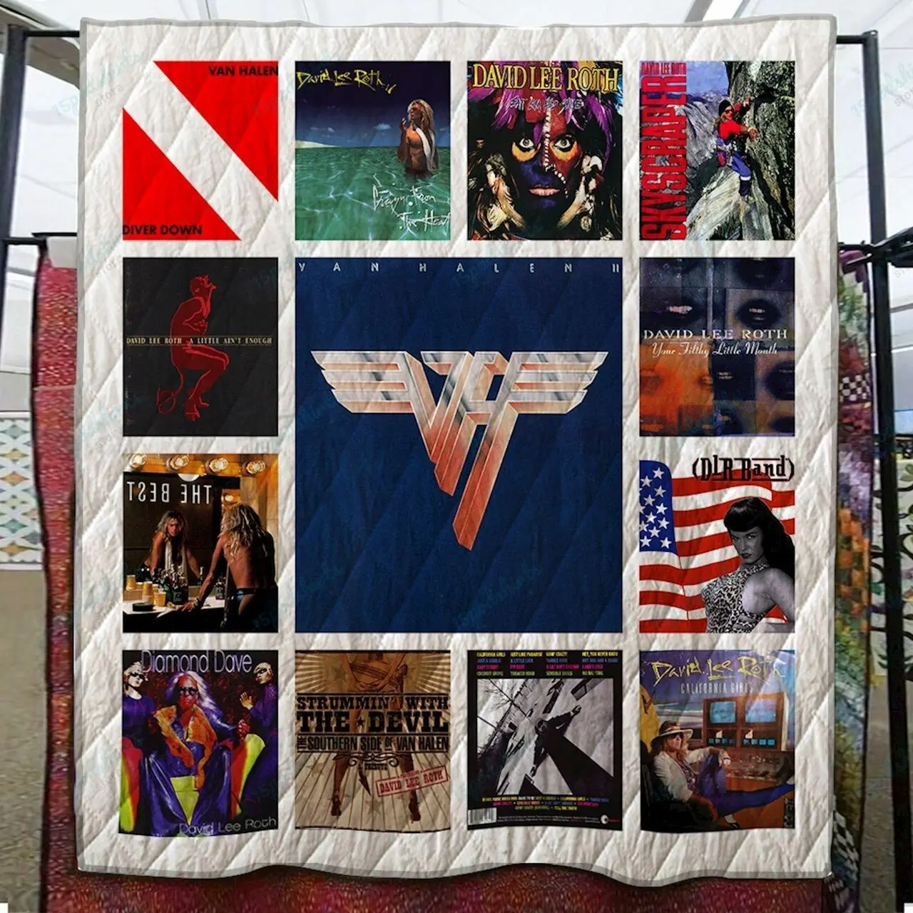 David Lee Roth Quilt Blanket and Home Decor
