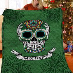 Day Of The Dead Cla05120860Q Quilt Blanket and Home Decor