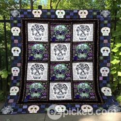 Day Of The Dead Hur Quilt hb and Home Decor
