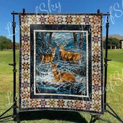 Dazed Yellow Deer DD25090104CL Quilt Blanket and Home Decor