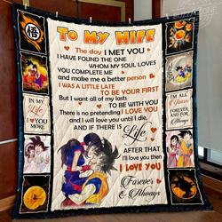 Db Wife All Of My Lasts Goku Quilt Gg and Home Decor