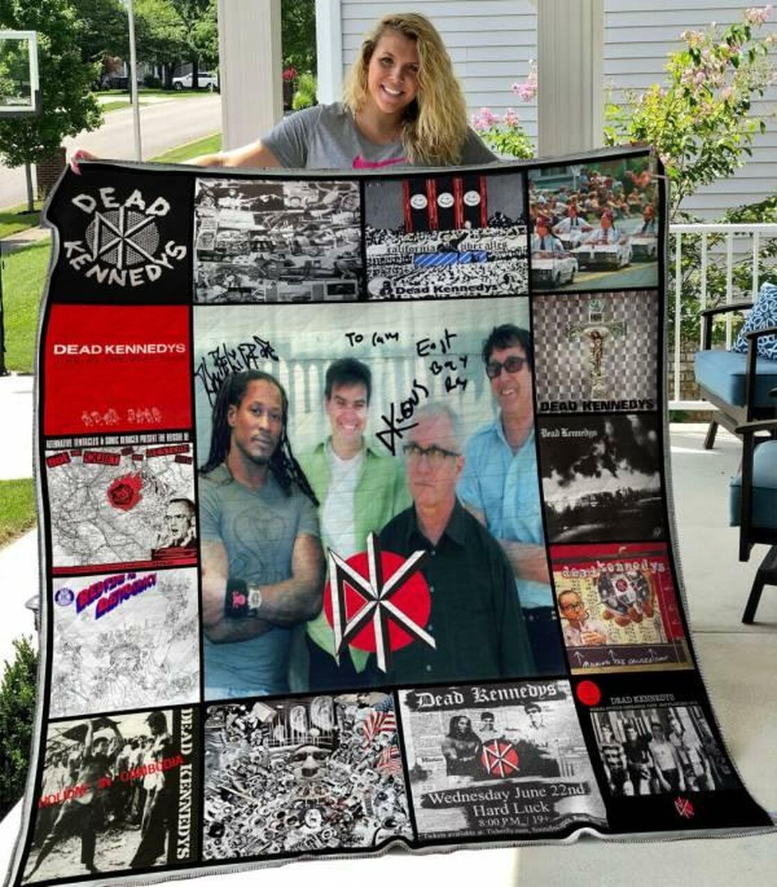 Dead Kennedys Quilt Blanket Hvt300511 Quilt and Home Decor