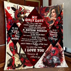 Deadpool My Love All Of My Last Quilt Cc and Home Decor