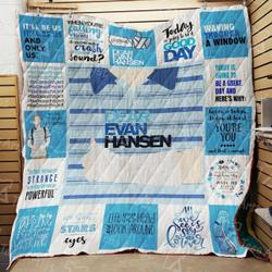 Dear Evan Hansen Quilt Blanket 01726 and Home Decor
