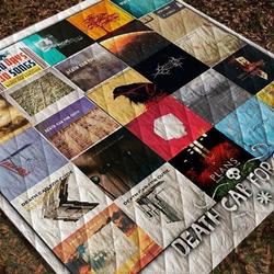 Death Cab For Cutie Singles Quilt Blanket and Home Decor