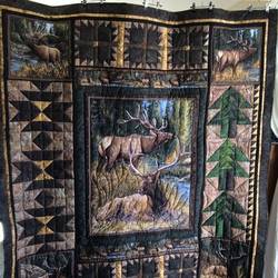 Deer Cla150614 Quilt Blanket and Home Decor