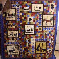 Deer Cla150615 Quilt Blanket and Home Decor