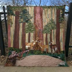 Deer Hunter Clt180616 Quilt Blanket and Home Decor