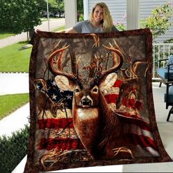 Deer Hunting Like Quilt Blanket Dhc1402990Td and Home Decor