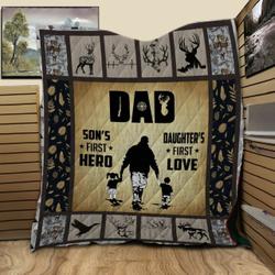 Deer Hunting Papa My Legend JM3 NTTH011298 3D Customized Quilt and Home Decor