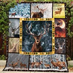 Deer Is My Spirit Animal Blanket Kc1707 Quilt and Home Decor