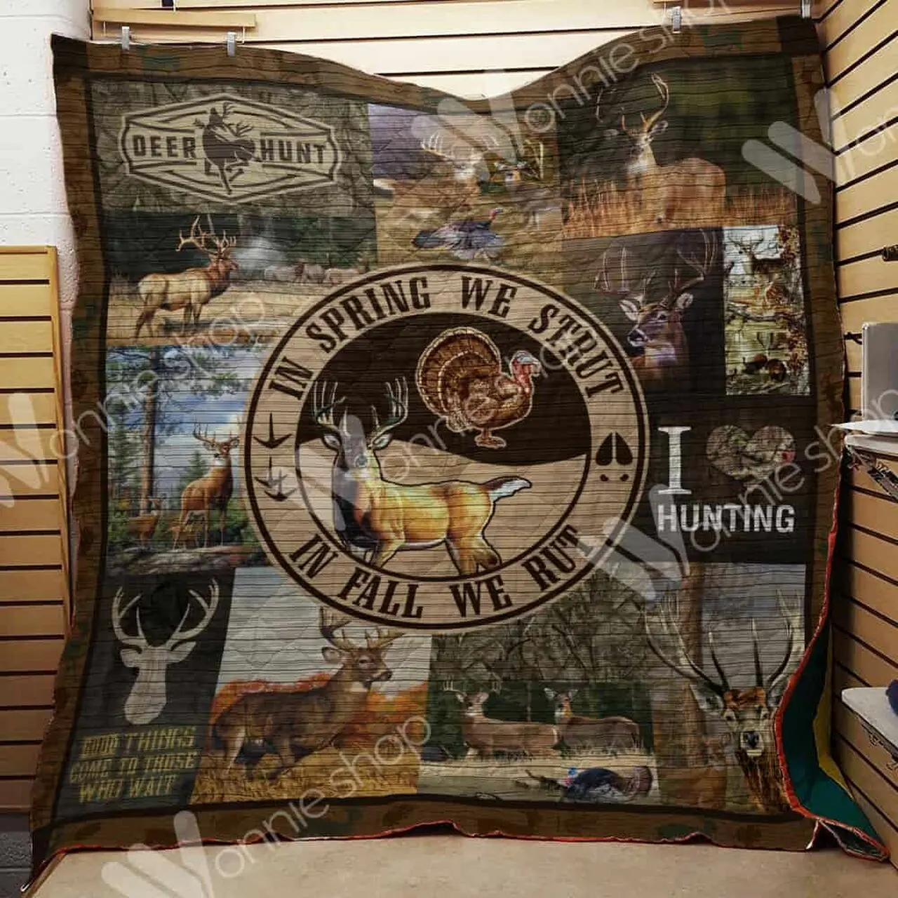 Deer Jfj Quilt Tpr and Home Decor