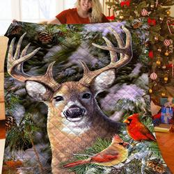 Deer Jfj Quilt Tqb and Home Decor