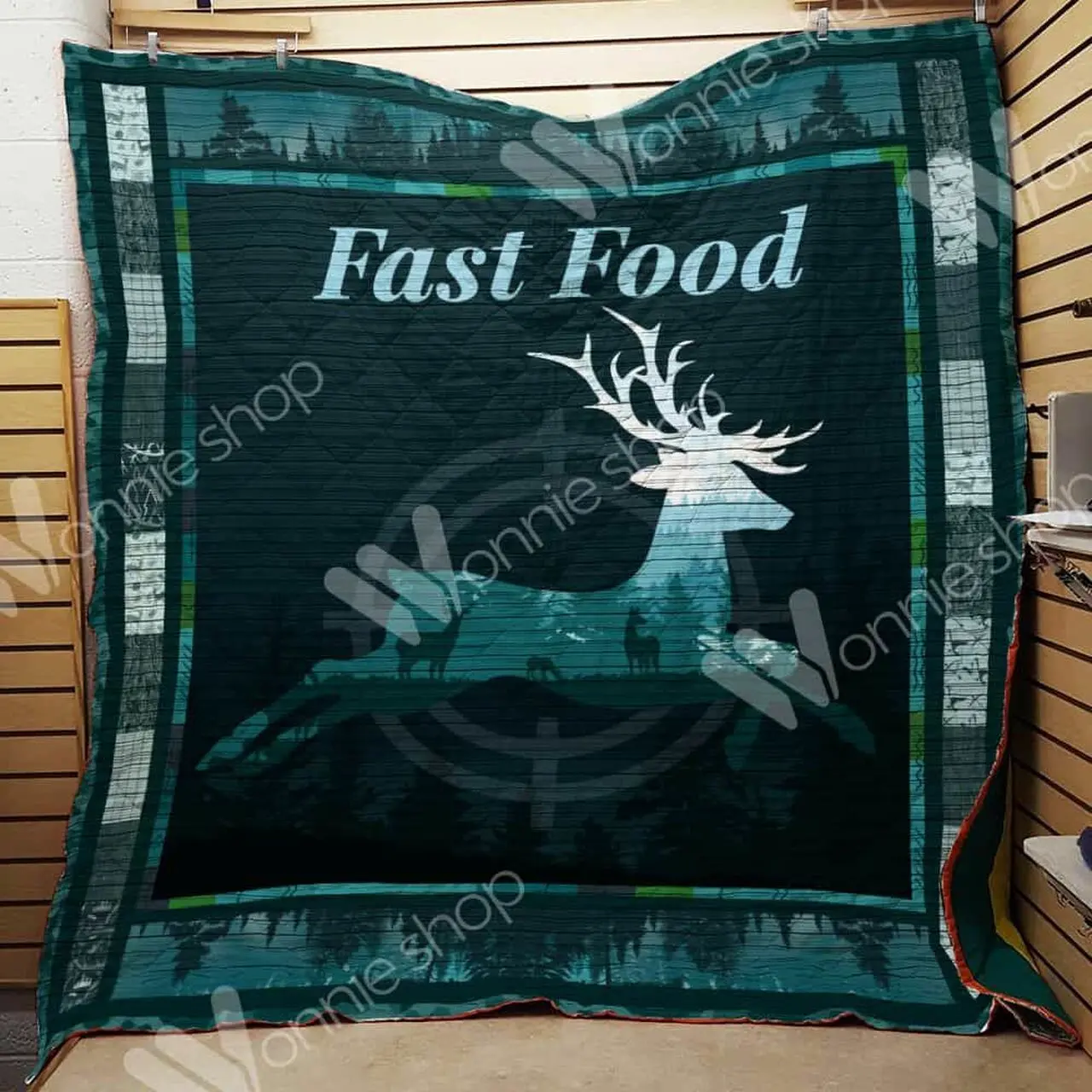 Deer Jfj Quilt Tsy and Home Decor