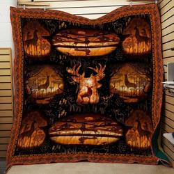Deer Nature Love 3D Customized Quilt and Home Decor