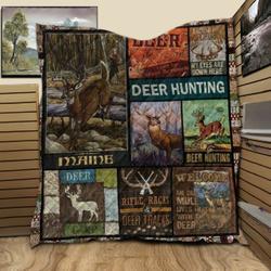 Deer The Hunting Time JK15 NTTH011298 3D Customized Quilt and Home Decor