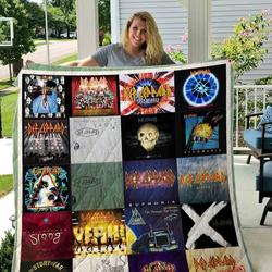Def Leppard All Season Plus Size Quilt Blanket and Home Decor