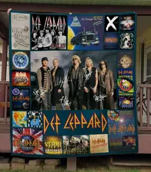 Def Leppard Quilt Blanket Hvt230506  Quilt and Home Decor